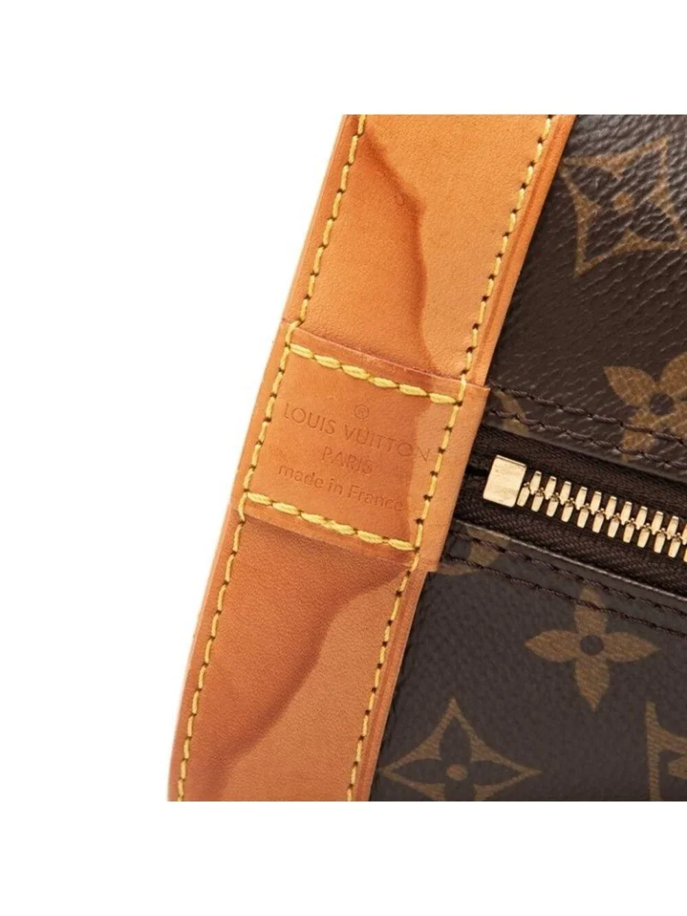 Louis Vuitton Monogram Alma PM Handbag Brown Leather
